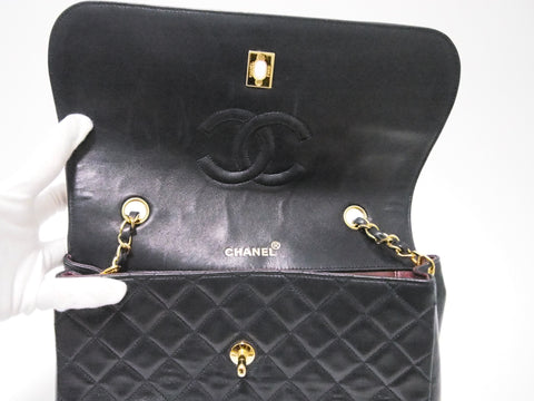 CHANEL lambskin parent and child chain shoulder bag with pouch [with seal card] No. 1 shoulder bag