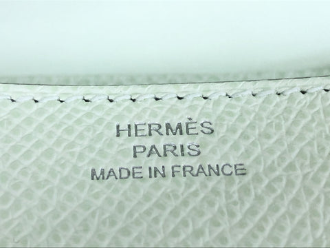 HERMES Mini Constance 3 18 Miroir Vert Fizz/Silver Metal Fittings Epson U Engraved New with Mirror Complete Item Shoulder Bag