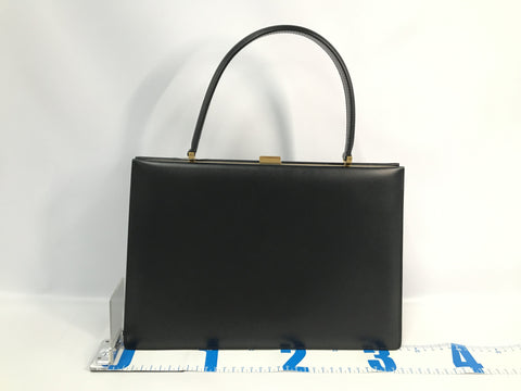 CELINE clasp leather hand handbag