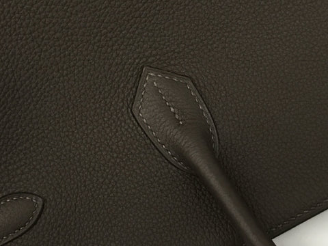 HERMES Birkin Birkin 40 Togo Ebene GP Y handbag