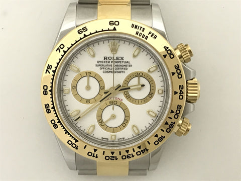ROLEX 116503 VT083722 White Dial Men's Watch