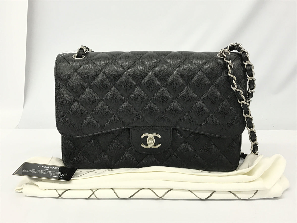 CHANEL matelasse matelasse 30 W flap caviar skin black PHW A58600 19874462 with seal with card shoulder bag