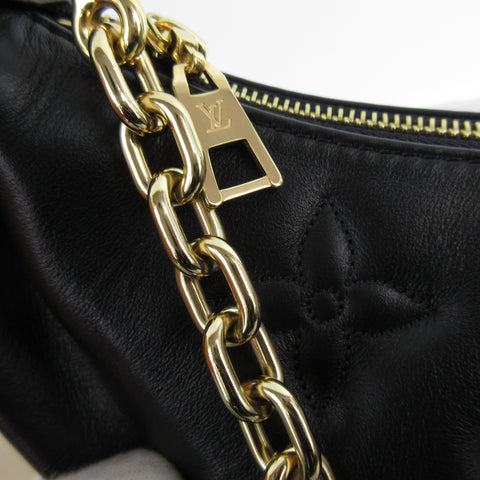 LOUIS VUITTON Over the Moon Monogram M59799 RFID Tag M59799 Calf Leather Black Black Gold Metal Fittings Chain Shoulder Bag Crossbody Clutch Bag 3WAY Bag Extreme Good Condition Shoulder Bag