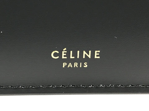 CELINE clasp leather hand handbag