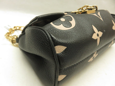 LOUIS VUITTON Monogram Emplant Emplant Favorite NM Black Beige IC Chip Shoulder Bag