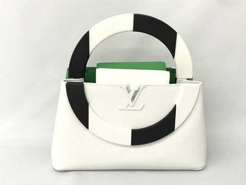 LOUIS VUITTON Capucines MM Daniel Buren handbag