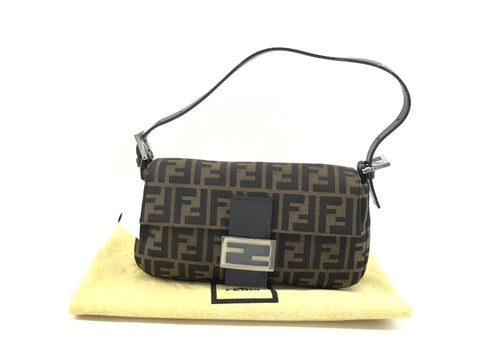 FENDI Zucca Pattern Mamma Bucket Zucca Shoulder Bag