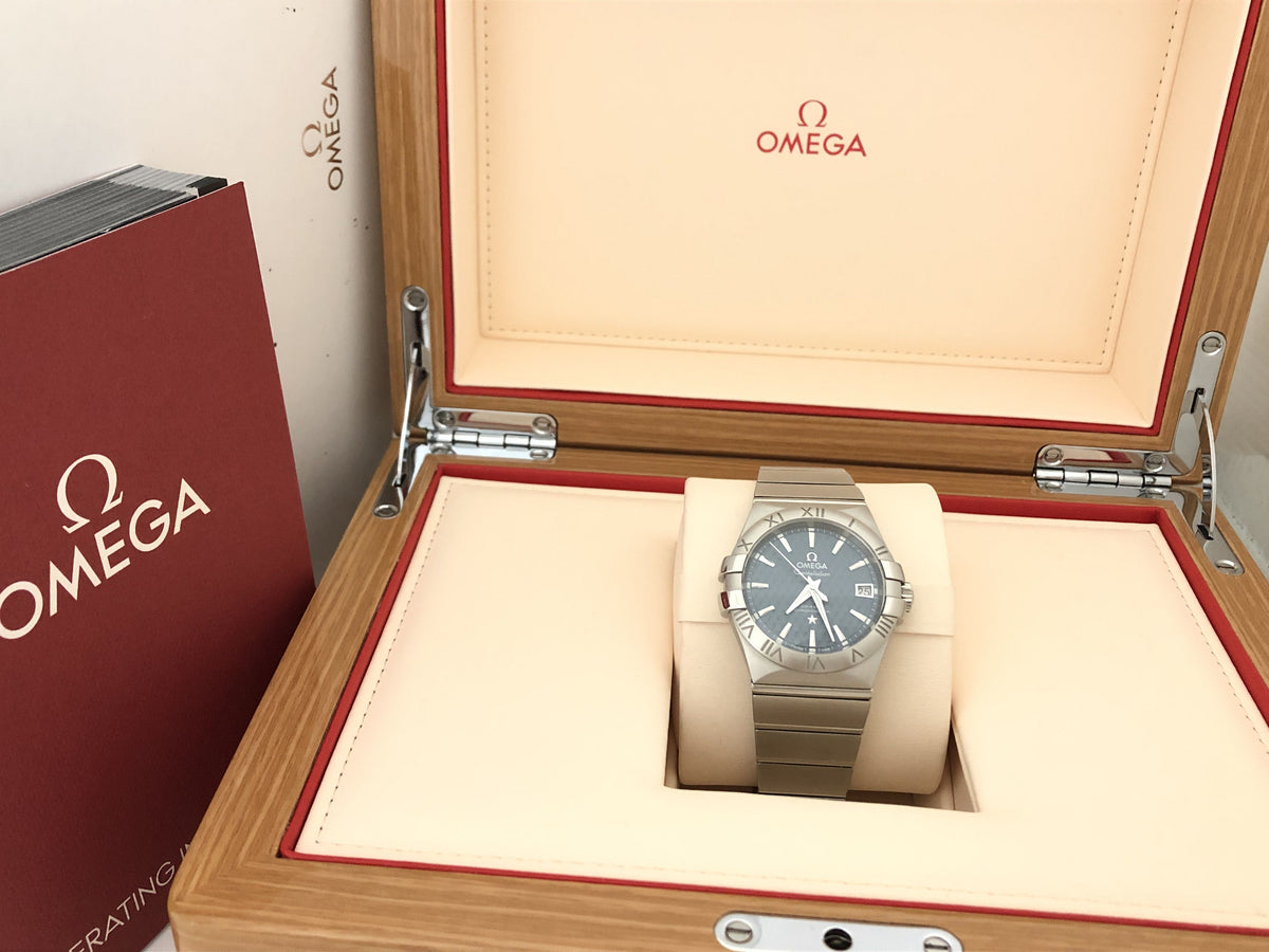 OMEGA Constellation 123.10.35.20.03.002 87507880 Automatic Blue Dial Men's Watch