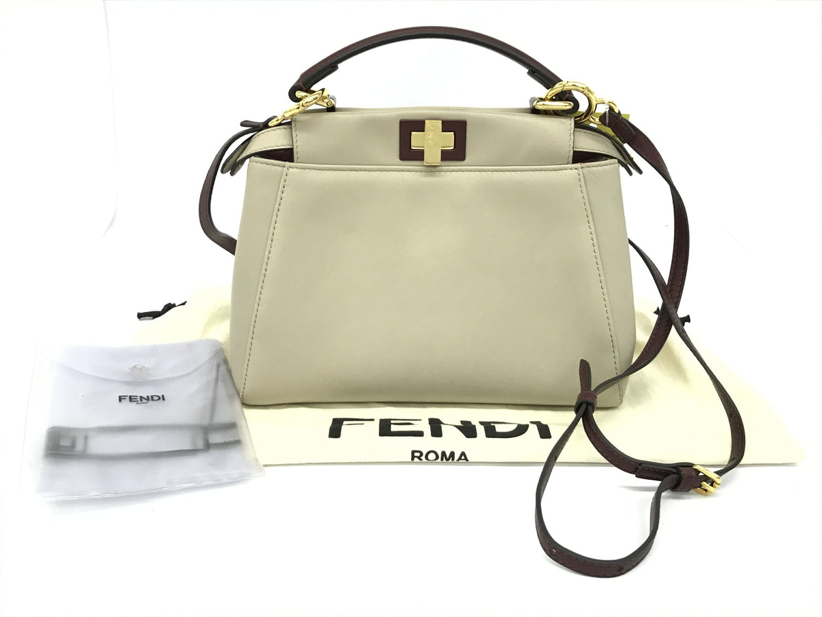 Fendi Peekaboo Mini Peekaboo Bicolor Handbag