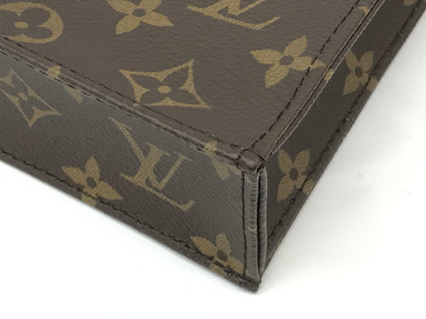 LOUIS VUITTON Monogram Back Petit Sac Plastic Monogram Shoulder Bag