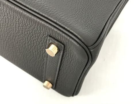 HERMES Birkin Birkin 25 Togo black PG hardware handbag