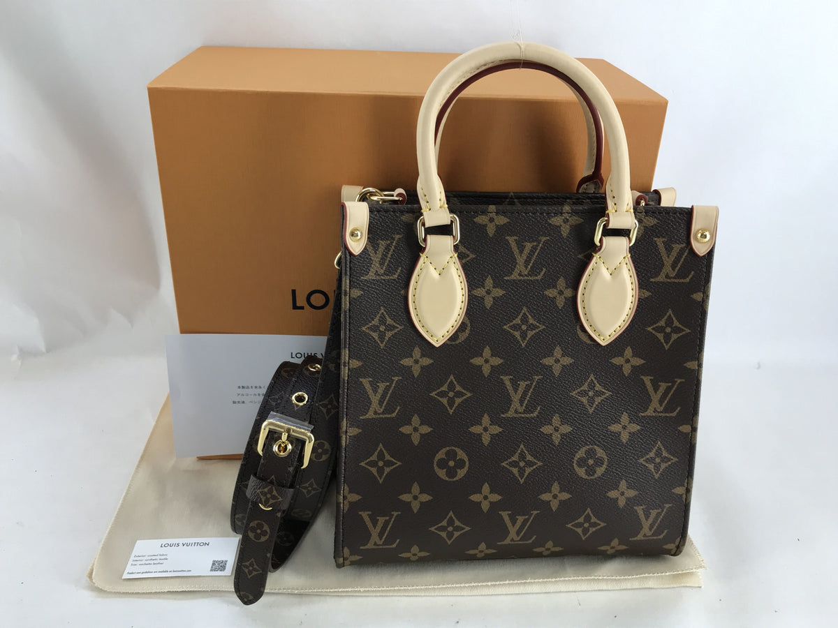 LOUIS VUITTON Monogram Louis Vuitton Monogram Sack Plastic BB New RFID Chip Shoulder Bag