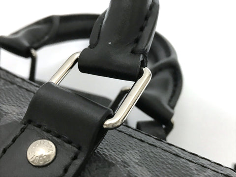 LOUIS VUITTON Monogram Eclipse Keepall Bandouliere 25 Handbag