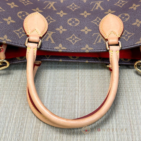 Louis Vuitton Sac Plat PM Monogram Canvas Two-way Shoulder Handbag M46263【N】