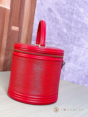 Louis Vuitton Cannes EPI Red Hand Vanity Bag M48037 【S】