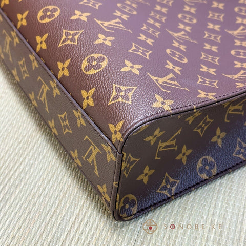 Louis Vuitton Sac Plat PM Monogram Canvas Two-way Shoulder Handbag M46263【N】