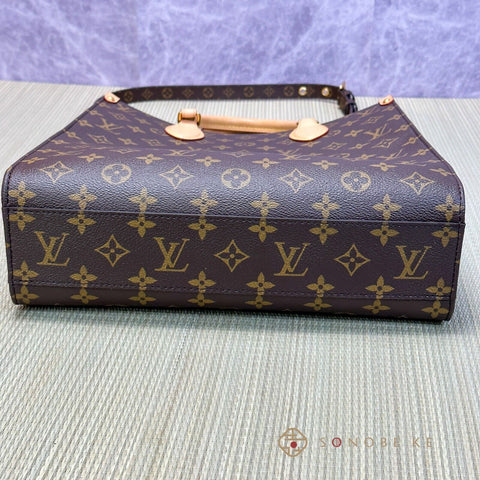 Louis Vuitton Sac Plat PM Monogram Canvas Two-way Shoulder Handbag M46263【N】