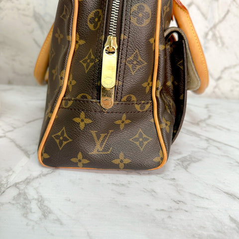 Louis Vuitton Manhattan GM Monogram Brown Canvas Bostonbag M40025 JPBrandy