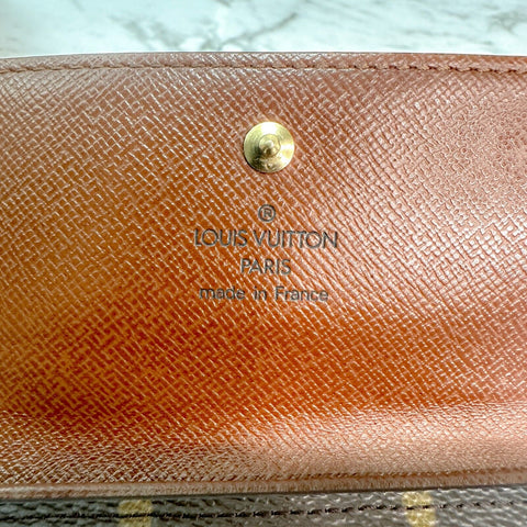 LOUIS VUITTON Porte Monnaie Billets CartesCrdit Monogram Wallet M61652 JPBrandy