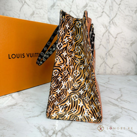 Louis vuitton Monogram jungle On-the-go GM Tote Bag M44674 LV 【SS】