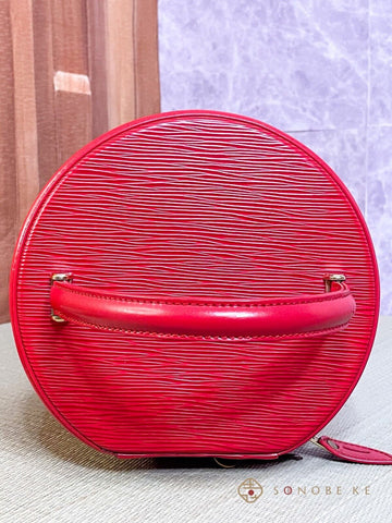 Louis Vuitton Cannes EPI Red Hand Vanity Bag M48037 【S】