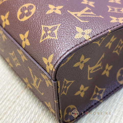 Louis Vuitton Sac Plat PM Monogram Canvas Two-way Shoulder Handbag M46263【N】