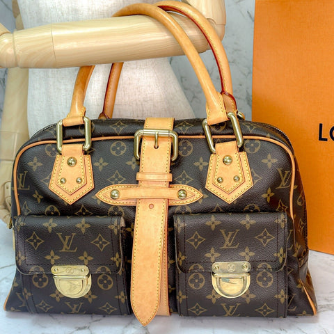 Louis Vuitton Manhattan GM Monogram Brown Canvas Bostonbag M40025 JPBrandy