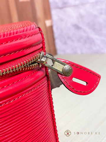 Louis Vuitton Cannes EPI Red Hand Vanity Bag M48037 【S】