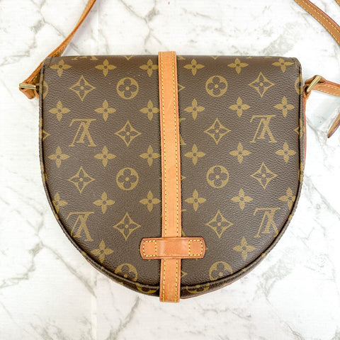 LOUIS VUITTON Monogram Chantilly MM  Crossbody Bag Shoulder M51233 Auth JPBrandy