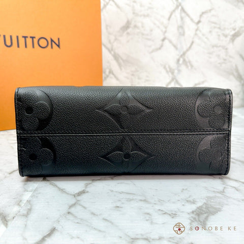 Louis Vuitton On-the-go PM Monogram Empreinte Leather Noir M45653 【N】