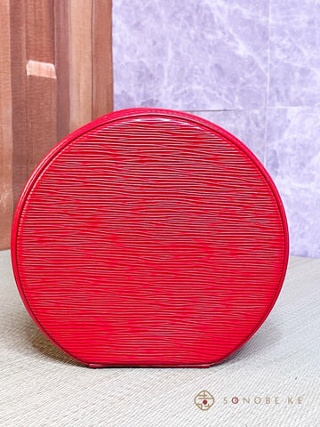 Louis Vuitton Cannes EPI Red Hand Vanity Bag M48037 【S】