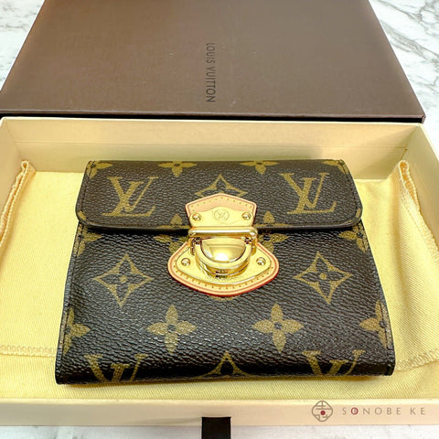 Louis Vuitton Monogram Portefeuille Joy Trifold Wallet M60211【N】