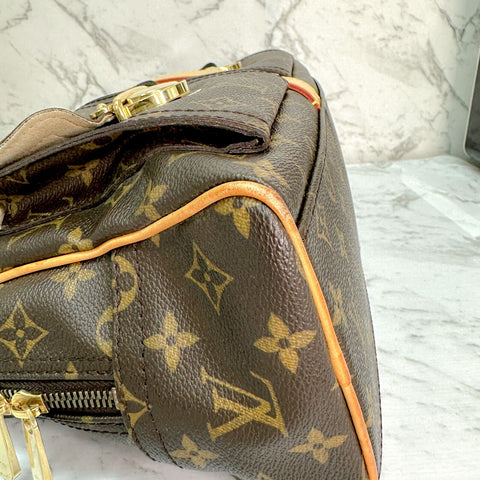 Louis Vuitton Manhattan GM Monogram Brown Canvas Bostonbag M40025 JPBrandy