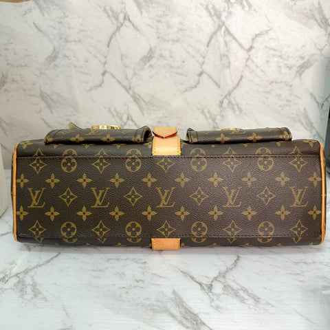 Louis Vuitton Manhattan GM Monogram Brown Canvas Bostonbag M40025 JPBrandy