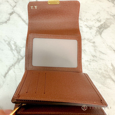 Louis Vuitton Monogram Portefeuille Joy Trifold Wallet M60211【N】