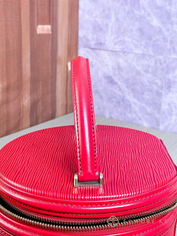 Louis Vuitton Cannes EPI Red Hand Vanity Bag M48037 【S】