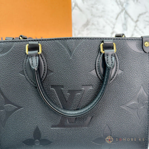 Louis Vuitton On-the-go PM Monogram Empreinte Leather Noir M45653 【N】