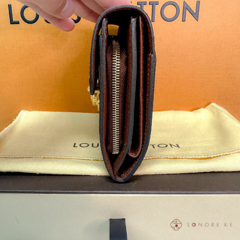 Louis Vuitton Monogram Portefeuille Joy Trifold Wallet M60211【N】