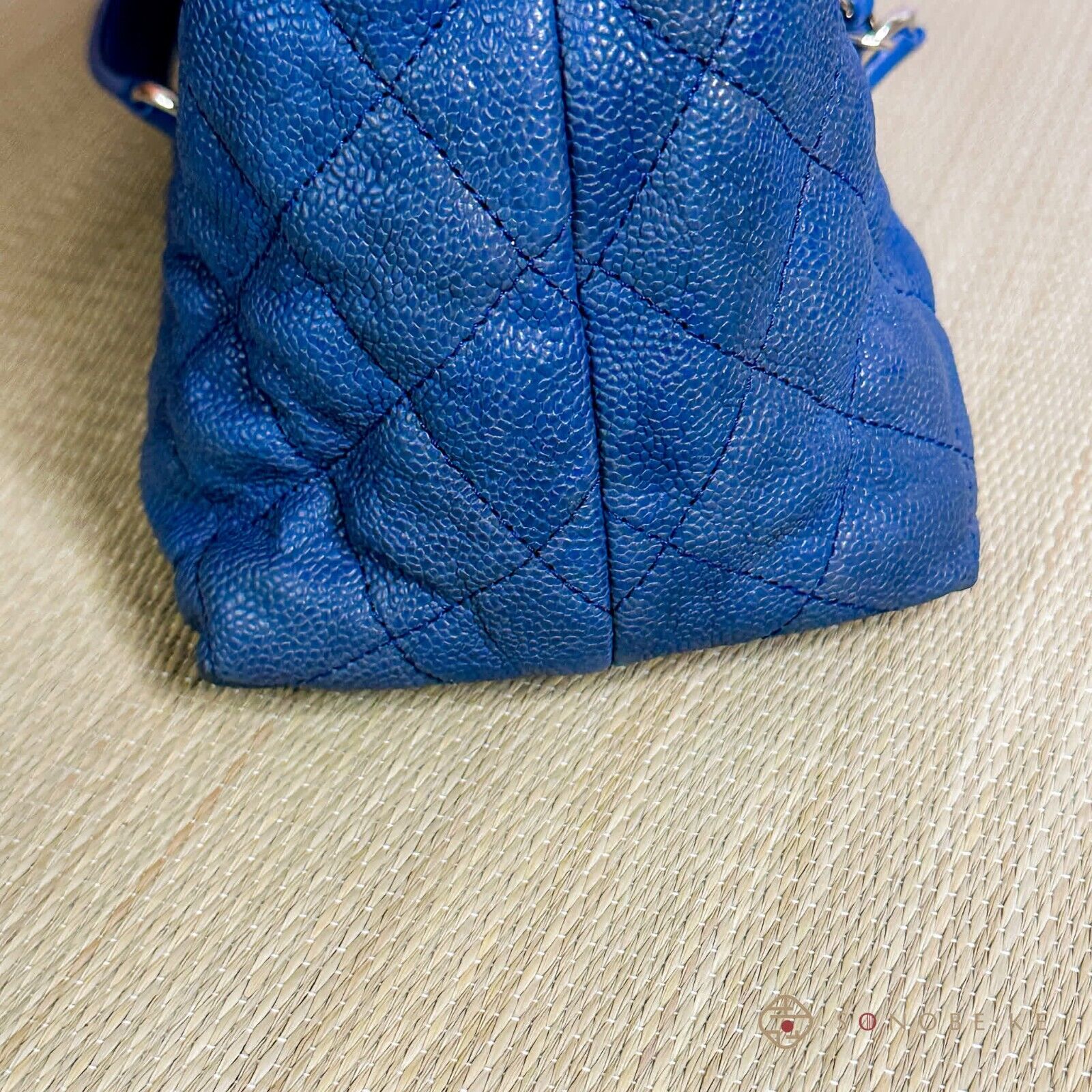 Chanel Caviar Skin Tote Bag 2way Chain tote blue No.15 【A】 – SONOBE KE
