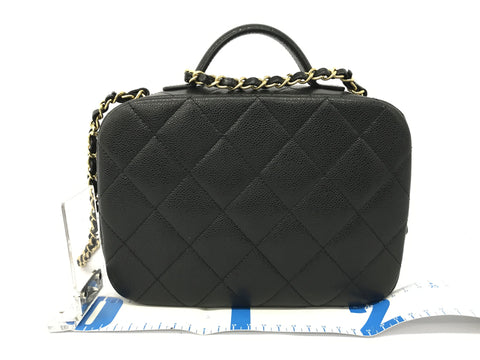 CHANEL caviar skin caviar vanity shoulder shoulder bag