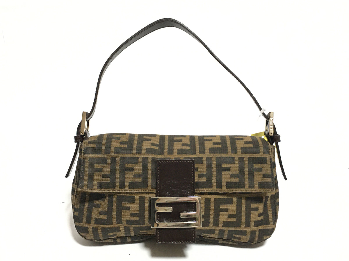 FENDI Zucca Pattern Zucca Mamma One Shoulder Handbag