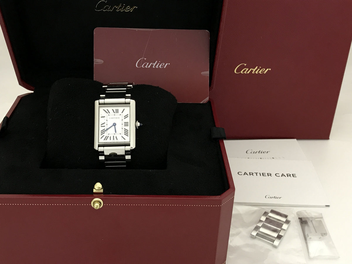 Cartier Must Tank Tank Mast LM WSTA0052 4323726983CX Quartz Women's Watch