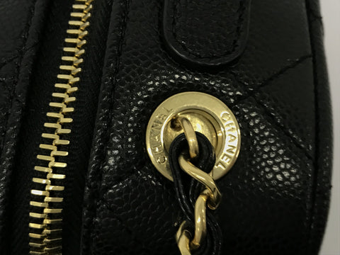 CHANEL caviar skin caviar vanity shoulder shoulder bag