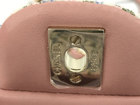 CHANEL Minimato Tweed Pink GP Shoulder Bag