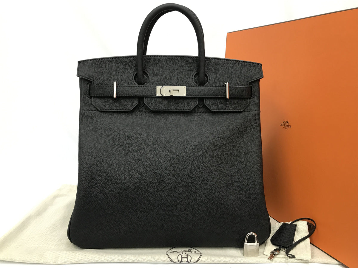 HERMES Birkin Ota Croix 40 Togo Black SS U Handbag