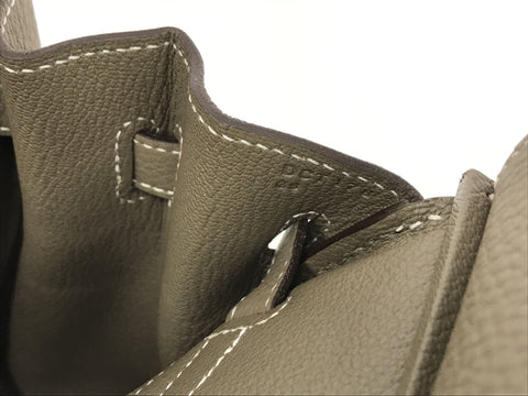 HERMES Birkin Birkin 30 Togo Etoupe SS D handbag