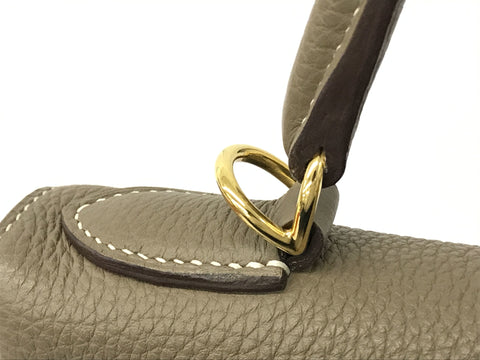 HERMES Kelly Kelly 28 graige handbag