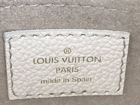 LOUIS VUITTON Monogram Implant Speedy Bandouliere 20 Khaki Handbag