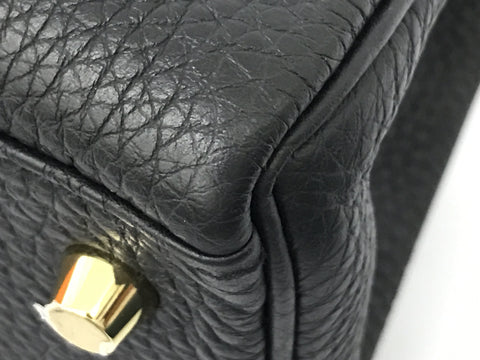 HERMES Kelly Kelly 28 Togo Black Noir Gold metal fittings GD metal fittings D stamp Some metal fittings are not sealed Rain cover Booklet Bag Box Handbag