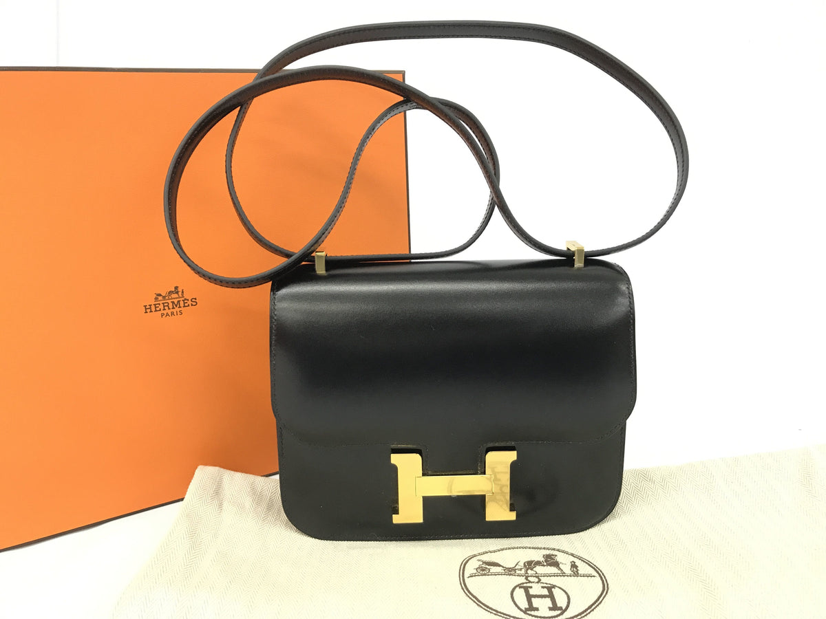 HERMES Constance MINI box calf GP U shoulder bag